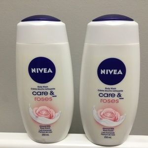 Nivea Care & Roses Body Lot of 2